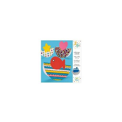 Maternelles coloriages culbutos Djeco Ikaipaka jeux & jouets