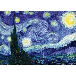 Puzzle 2000p Nuit Etoilée V.Van Gogh BlueBird Ikaipaka jeux &