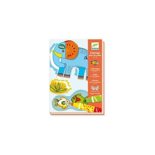Coloriages pour les petits zoo zoo djeco Djeco Ikaipaka jeux &