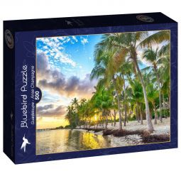 Puzzle 500p Anse Champagne Guadeloupe BlueBird Ikaipaka jeux &