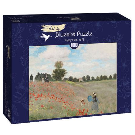 Puzzle 1000p Champ de Coquelicots C.Monet BlueBird Ikaipaka
