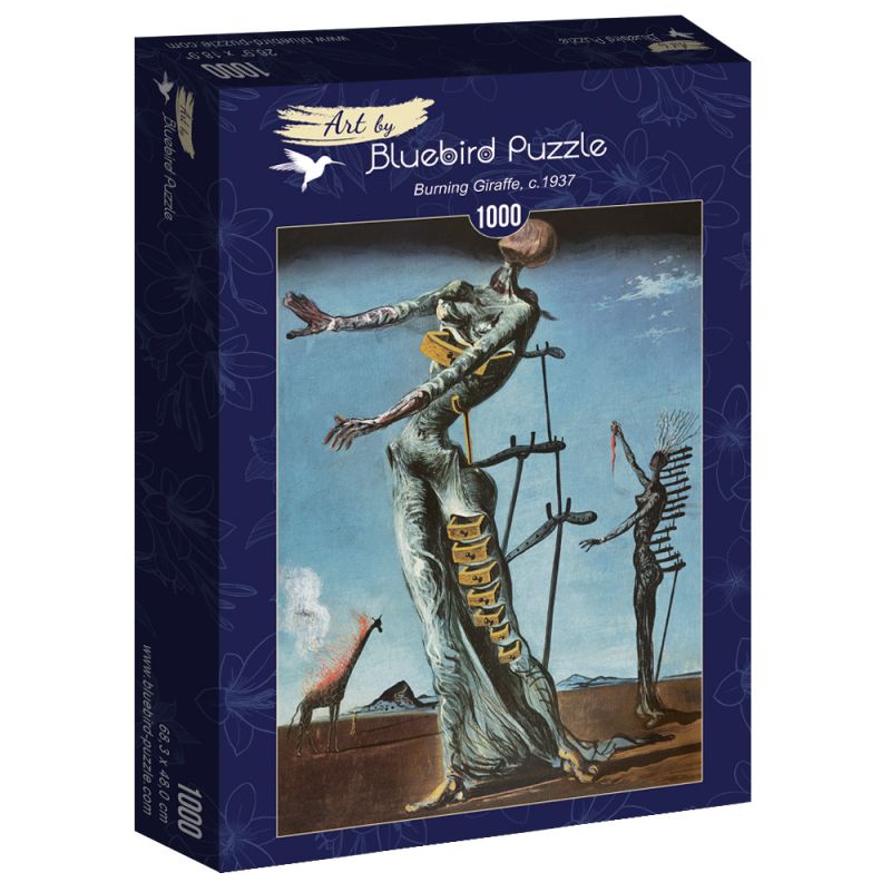 Puzzle 1000p Burning Giraffe Salvador Dali BlueBird Ikaipaka