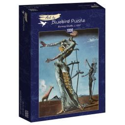 Puzzle 1000p Burning Giraffe Salvador Dali BlueBird Ikaipaka