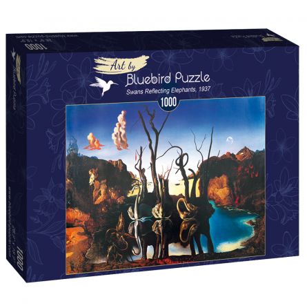 Puzzle 1000p Salvador Dalí - Swans Reflecting Elephants, 1937