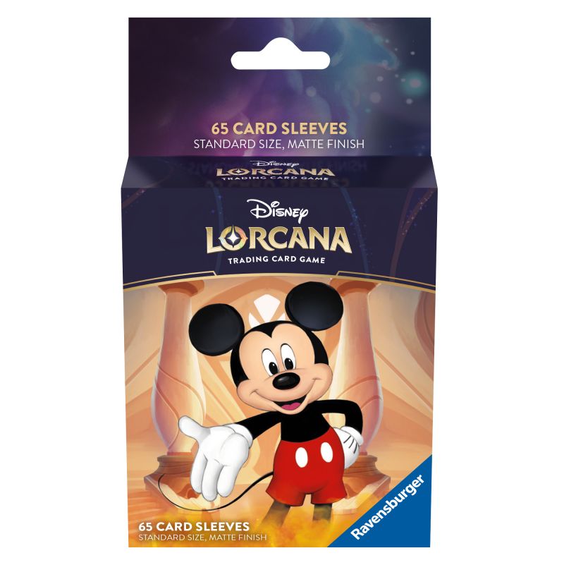 Disney Lorcana Set 1: Sleeves Mickey Ravensburger Ikaipaka jeux