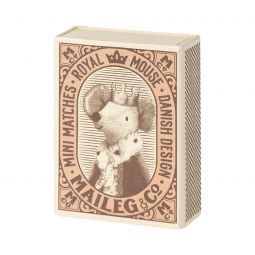 Maïleg Baby Mouse in matchbox rose Maileg Ikaipaka jeux &
