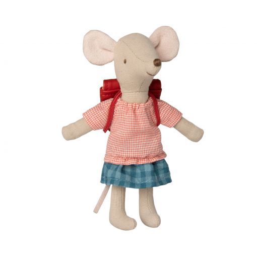 Maïleg Vêtement et sac Grande Soeur Souris rouge Maileg