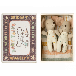 Maïleg Jumeaux Bébés et leur boite Maileg Ikaipaka jeux &