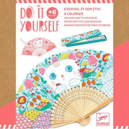 DIY Eventail Konoko à décorer Djeco Ikaipaka jeux & jouets Royan