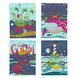 Cartes à gratter Duo Color Djeco Ikaipaka jeux & jouets Royan