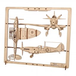 Avion de Chasse Puzzle 2,5D UGEARS UGEARS Ikaipaka jeux &