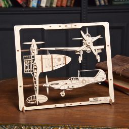 Avion de Chasse Puzzle 2,5D UGEARS UGEARS Ikaipaka jeux &