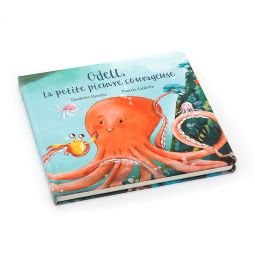 Odell La petite pieuvre courageuse livre Jellycat Jellycat