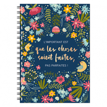Cahier A5 "L'important est..." ART GRAFIK International