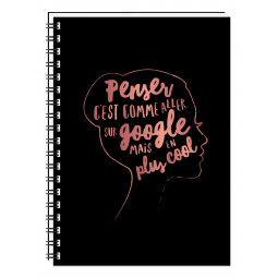 Cahier A5 "Penser c'est comme ART GRAFIK International Ikaipaka