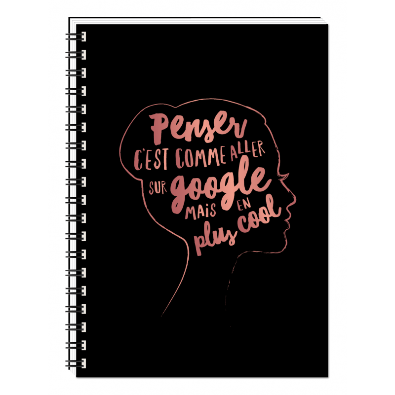 Cahier A5 "Penser c'est comme ART GRAFIK International Ikaipaka