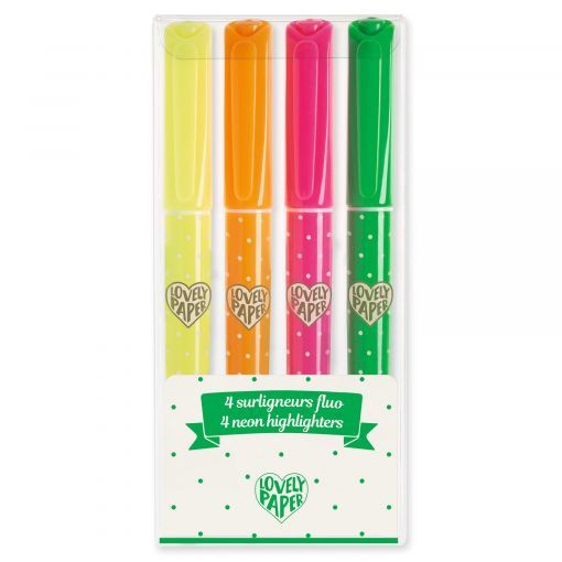 4 surligneurs FLUO Djeco Djeco Ikaipaka jeux & jouets Royan