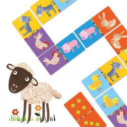 Domino Ferme Djeco Djeco Ikaipaka jeux & jouets Royan