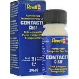 CONTACTA CLEAR, 20G Colle Revell spéciale pièces transparentes