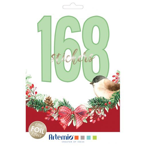Stickers Book Xmas Berries 168 Stickers Artemio Artemio