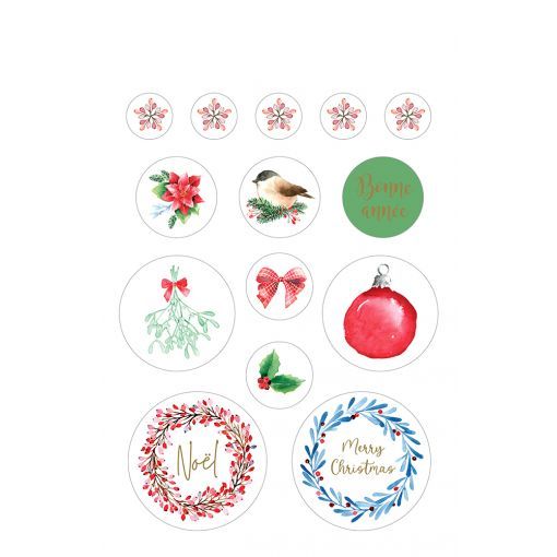 Stickers Book Xmas Berries 168 Stickers Artemio Artemio