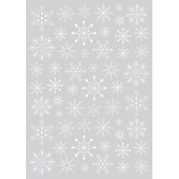Décalcomanie Let it snow Flocons Artemio Artemio Ikaipaka jeux