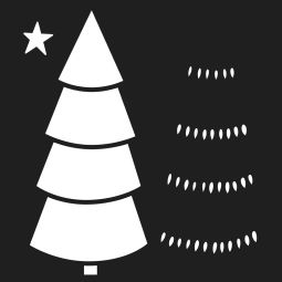 Set 12 pochoirs Let It Snow Artemio Artemio Ikaipaka jeux &