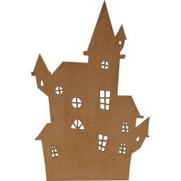 Silhouette MDF Halloween Château 25cm Artemio Ikaipaka jeux &