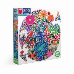 Puzzle 500p Birds and Flowers Eeboo Eeboo Ikaipaka jeux &