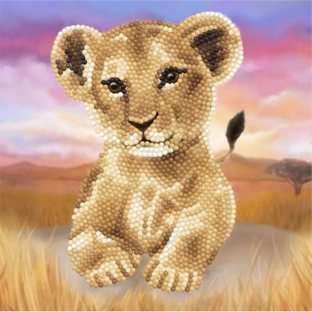 Crystal Art Lionceau Oz Ikaipaka jeux & jouets Royan