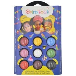 Grimtout Palette de Maquillage 9 couleurs Carnaval Grimtout