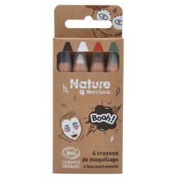 Nature by GRIMTOUT 4 crayons maquillage Booh! Oz Ikaipaka jeux