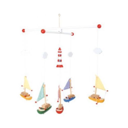Mobile "Dériveurs avec phare" Legler Ikaipaka jeux & jouets
