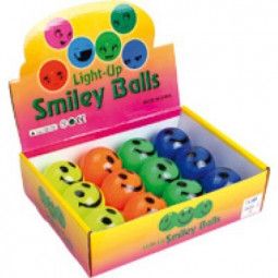 Balles bondissantes smiley "tetes lumineuses" Legler Ikaipaka