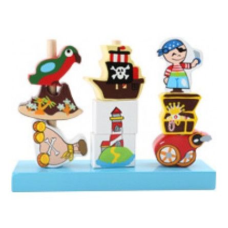 Jeu à empiler "Pirates" Legler Ikaipaka jeux & jouets Royan