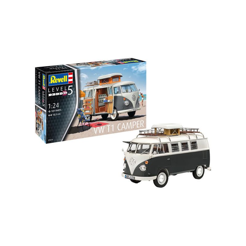 Maquette Voiture VW T1 CAMPER Revell REVELL Ikaipaka jeux &