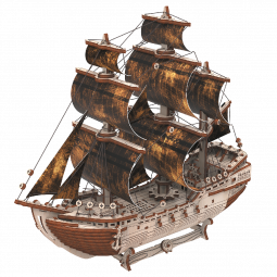 Maquette Bateau Pirate Bois Mr Playwood Mr PlayWood Ikaipaka