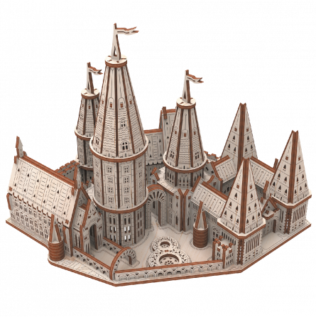 Maquette Chateau Wizard Harry Potter Mr Playwood Mr PlayWood