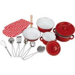 Batterie Cuisine "rouge" Legler Ikaipaka jeux & jouets Royan