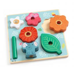 Puzzle Bois Stack Happy Djeco Ikaipaka jeux & jouets Royan