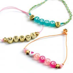 L'art du fil Perles Alphabet Djeco Ikaipaka jeux & jouets Royan