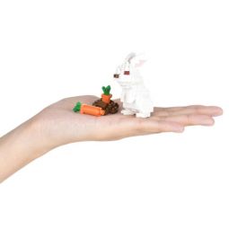 Nanoblock Lapin avec carottes nanoblock Ikaipaka jeux & jouets