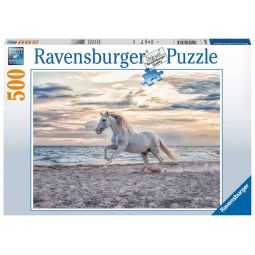 Puzzle 500p Cheval sur la plage Ravensburger Ikaipaka jeux &