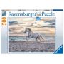 Puzzle 500p Cheval sur la plage Ravensburger Ikaipaka jeux &