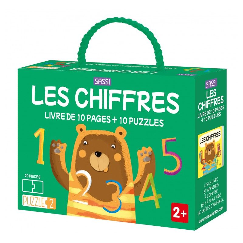 Puzzle 2 ans Les Chiffres Sassi Ikaipaka jeux & jouets Royan