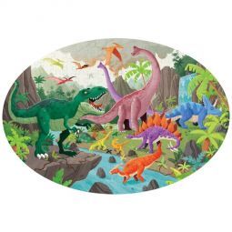 Puzzle 200p + livre Les Dinosaures Sassi Ikaipaka jeux & jouets