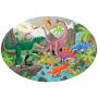Puzzle 200p + livre Les Dinosaures Sassi Ikaipaka jeux & jouets