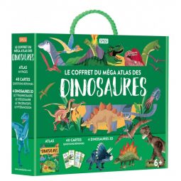 Le Coffret du Méga Atlas des Dinosaures Sassi Ikaipaka jeux &