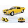 Voiture miniature Chevrolet Camaro Chevy Jaune 1971 1/18 