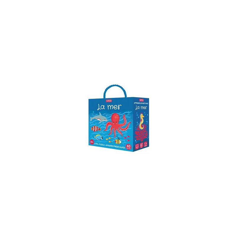 Puzzle 40p Q-Box La Mer Sassi Ikaipaka jeux & jouets Royan